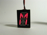 LED Micro-Readerboard spells out MAKE
