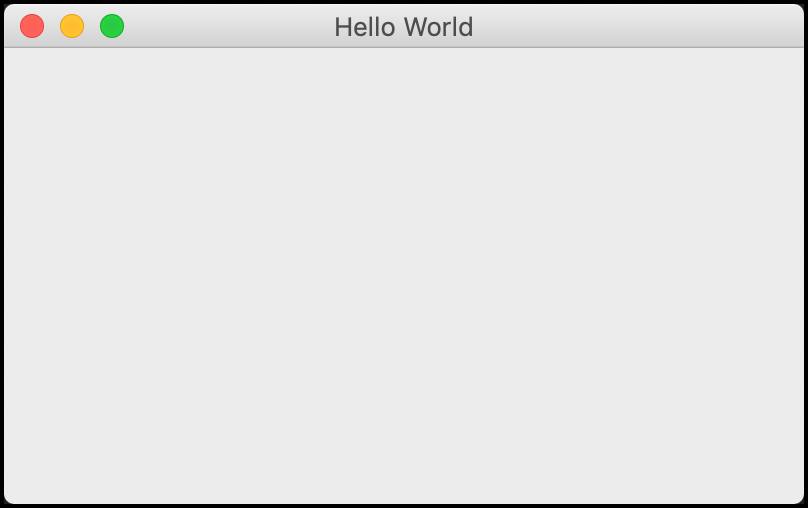 Hello World in wxPython