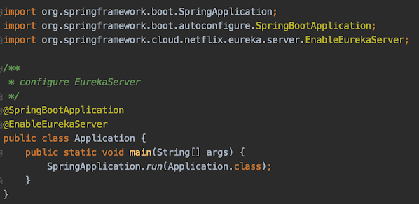 Spring Cloud @EnableEurekaServer Example