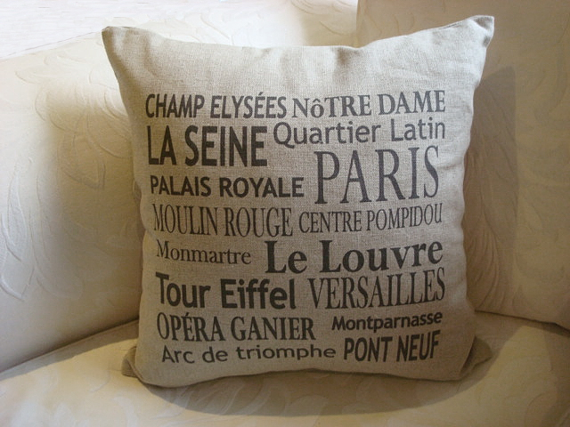 Chic Little Shop - Cushion-French