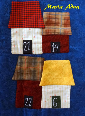 Panô com apliquê O Vilarejo Natalino detalhe III Panô com apliquê O Vilarejo Natalino, Panô de natal, Panô apliquê, Patchwork natal. Maria Adna Ateliê, Patchwor, bolsas e afins, Panô publicado revista, Apliquê publicado revista, Natal publicado revista, Patchwork apliquê,