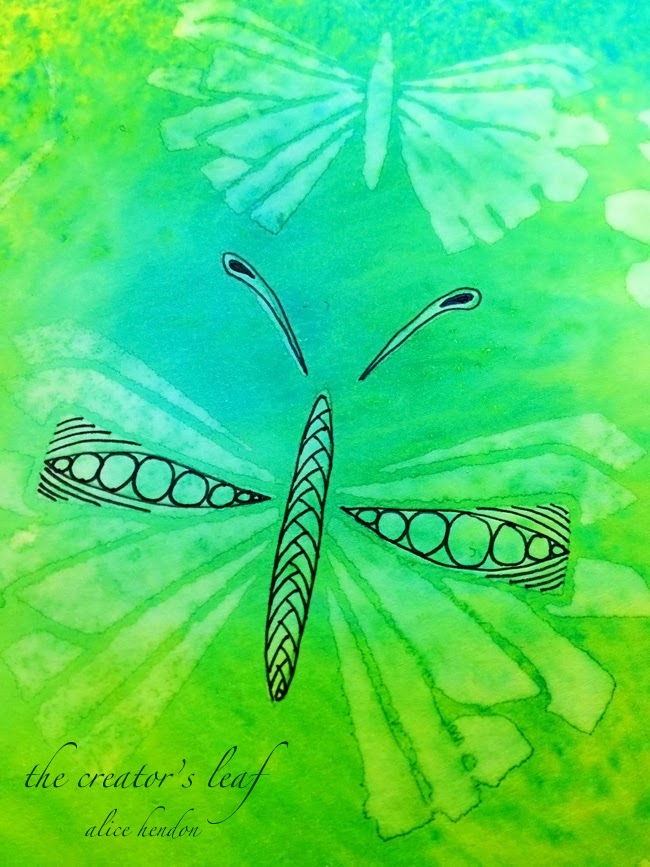 Alice Hendon, The Creator's Leaf, Butterfly Magic, www.thecreatorsleaf.blogspot.com