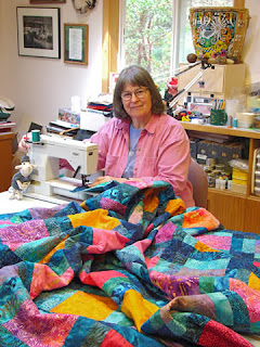 quilt by Robin Atkins, machine quilting
