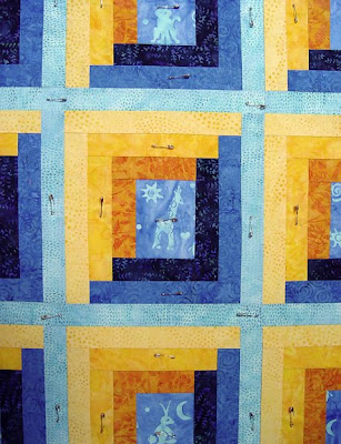 detail, baby quilt by Robin Atkin