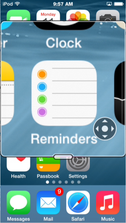 windowed zoom in iOS 8