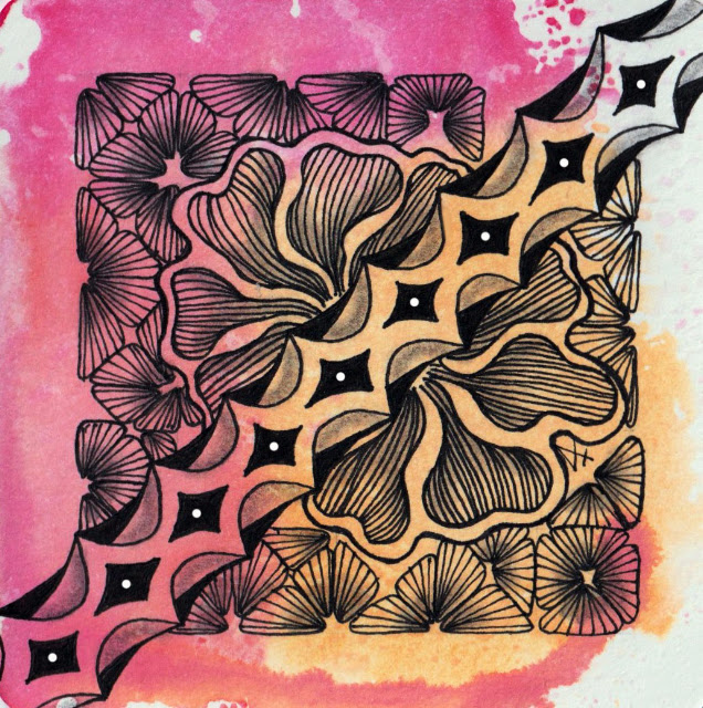 Alice Hendon, days 10,11 and 12 of Inktober 2018 tangled tile Alice Hendon, days 10,11 and 12 of Inktober 2018 tangled tile