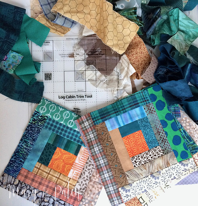 Maryandpatch, Log Cabin Quilt with magic tool