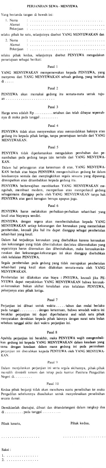 Contoh Perjanjian Sewa Menyewa contoh-perjanjian-sewa-menyewa