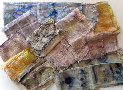 eco-dyed fabrics by Robin Atkins
