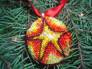 "Little Star" by Amy Clarke Moore bead embroidery by Amy Clarke Moore