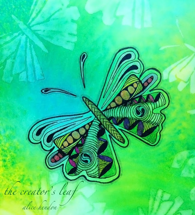 Alice Hendon, The Creator's Leaf, Butterfly Magic, www.thecreatorsleaf.blogspot.com