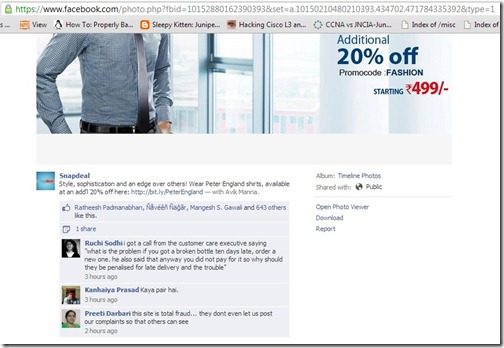 Snapdeal - I am not the only one frustrated Snapdeal - I am not the only one frustrated