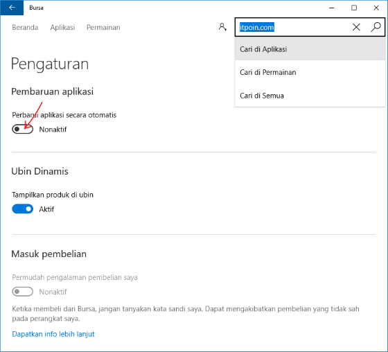 Cara Disable Update Otomatis Aplikasi Windows 10 Cara Disable Update Otomatis Aplikasi Windows 10