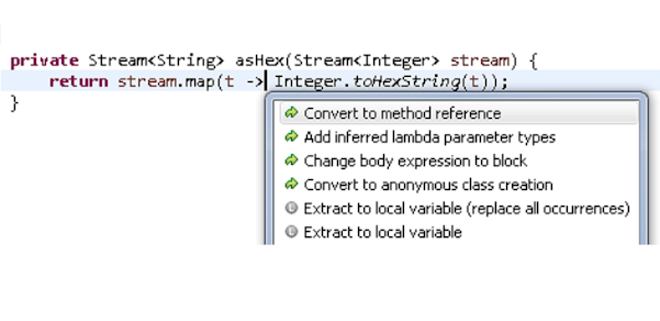 Java 8 support on Eclipse IDE
