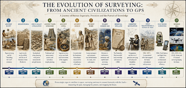 The History of Surveying: From Ancient Civilizations to Modern Geospatial Technologies The Evolution of Surveying