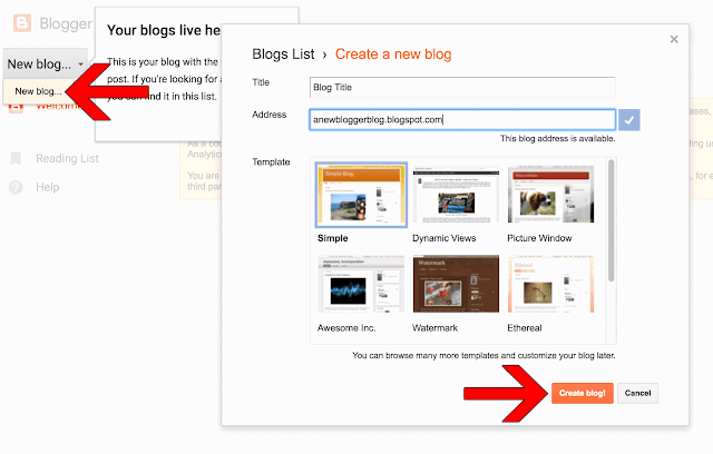 How to Create a Blogger Account 2 create a blogger account