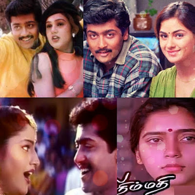 Some of The Heroines of Actor Surya Some of The Heroines of Actor Surya