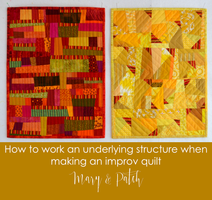 How to work with an underlying structure improv quilt How to work with an underlying structure improv quilt