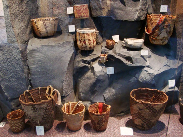 Native American woven baskets, Columbia Gorge Museum Native American woven baskets, Columbia Gorge Museum