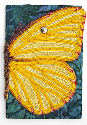 bead journal project, Robin Atkins, butterfly book