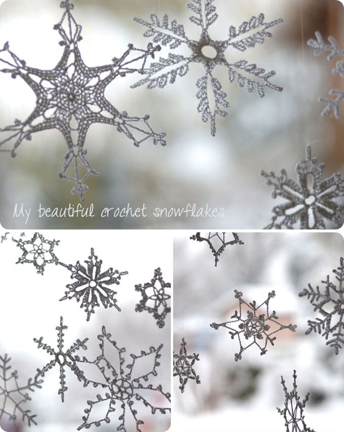 Maryandpatch, crochet snowflakes