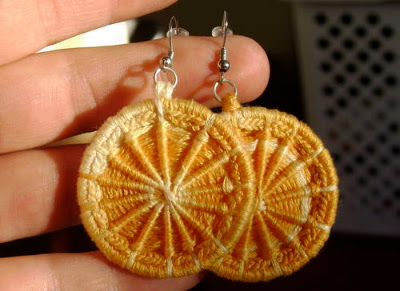 Dorset button earrings Dorset button earrings