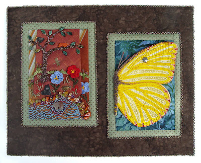 memory box lid showing attached bead embroidery by robin atkins