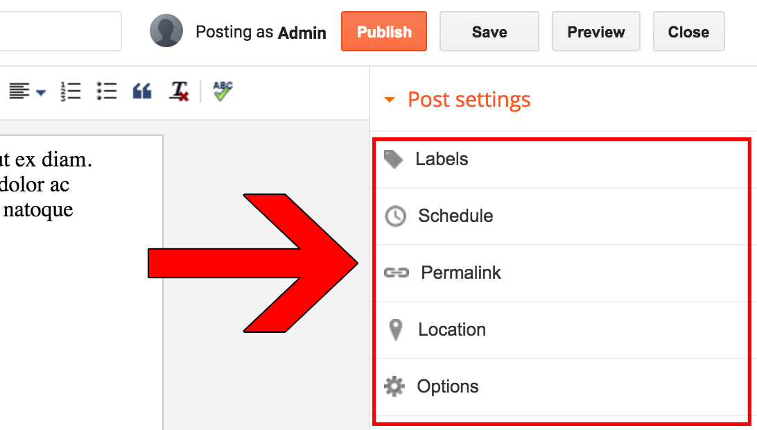 How to Create a Blogger Account 8 blogger post settings