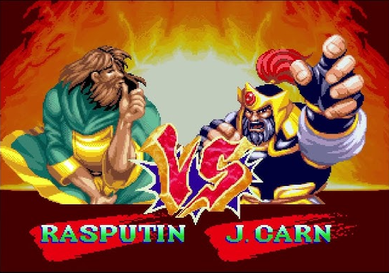 Grogoriy Rasputin in World Heroes