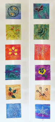 bead journal project, wall hanging by Jann B