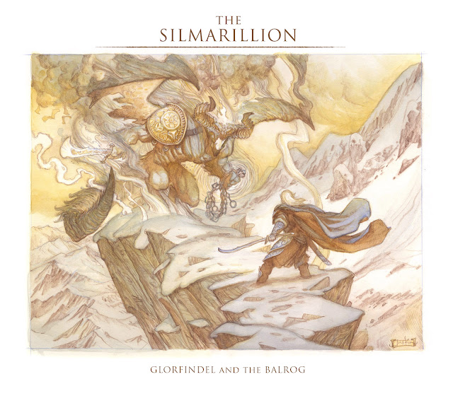 The Silmarillion : Glorfindel and the Balrog. By Justin Gerard