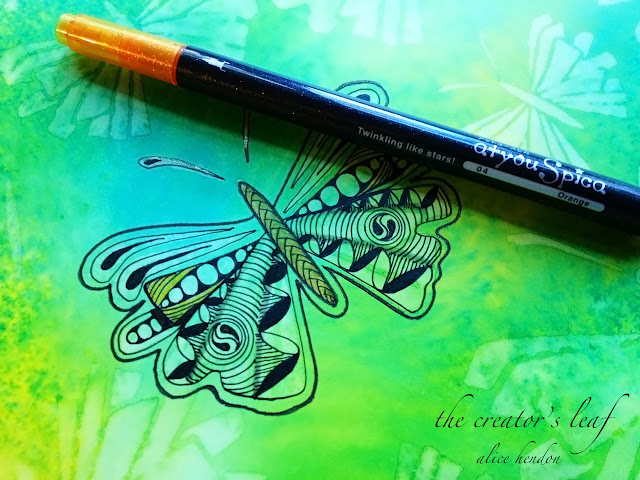 Alice Hendon, The Creator's Leaf, Butterfly Magic, www.thecreatorsleaf.blogspot.com