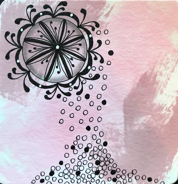 Alice Hendon, day 5 Inktober 2018, tangle pattern dazl Alice Hendon, day 5 Inktober 2018, tangle pattern dazl
