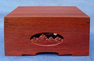wooden box, handmade by Maurice Sewelson