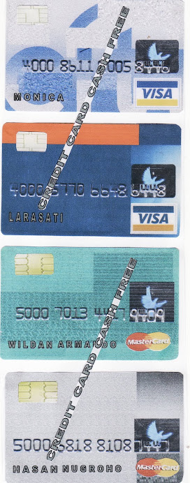 Contoh Kartu CCCF Visa dan Master