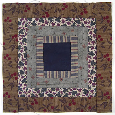 God's Eye Quilt, block 3, by Robin Atkins
