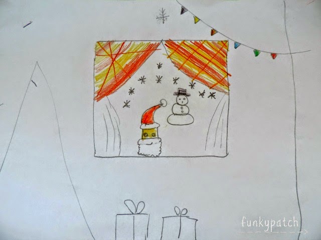 Dibujo Navidad Cómo hacer un árbol de Navidad en tela sin agujas y crear un marco 3D