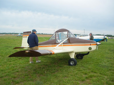 a small brown airplane