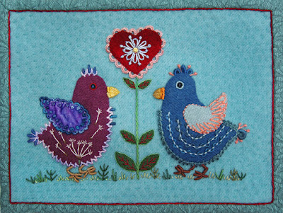 Margaret & Scott, a wall quilt by Robin Atkins Margaret & Scott, a wall quilt by Robin Atkins