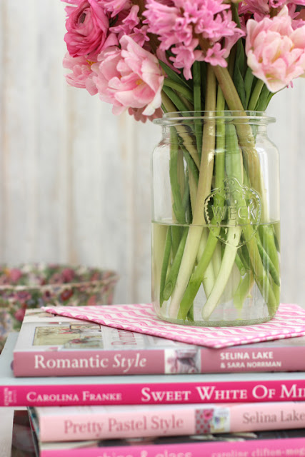 A Bunch for the Weekend-# 68-Pink Spring Flowers-Ingrid Henningsson-Of Spring and Summer