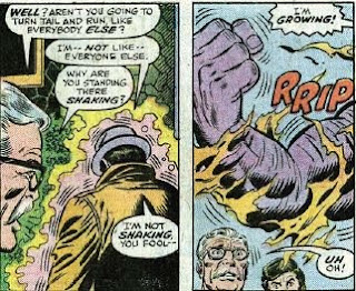 No, it's not a mis-colored Hulk