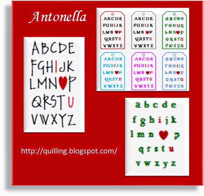 Free I Love You Eye Chart for Valentine's Day from Antonella at www.quilling.blogspot.com Free I Love You Eye Chart for Valentine's Day from Antonella at www.quilling.blogspot.com