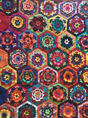 crocheted afghan by Huib Peterson using Frida's Flowers pattern crocheted afghan by Huib Peterson using Frida's Flowers pattern