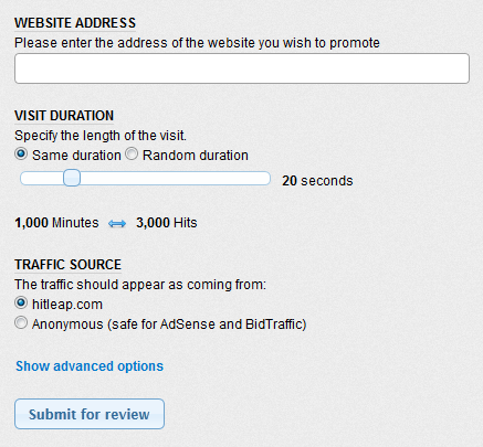 Traffic Traffic setting