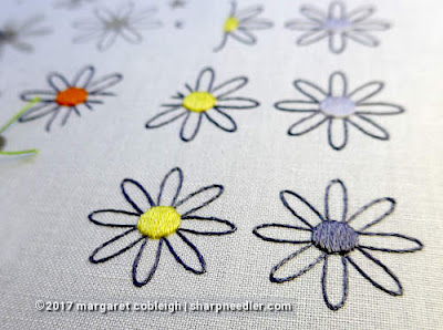 Filling the Centres SFSNAD Flower Power Challenge: Daisies with filled centres