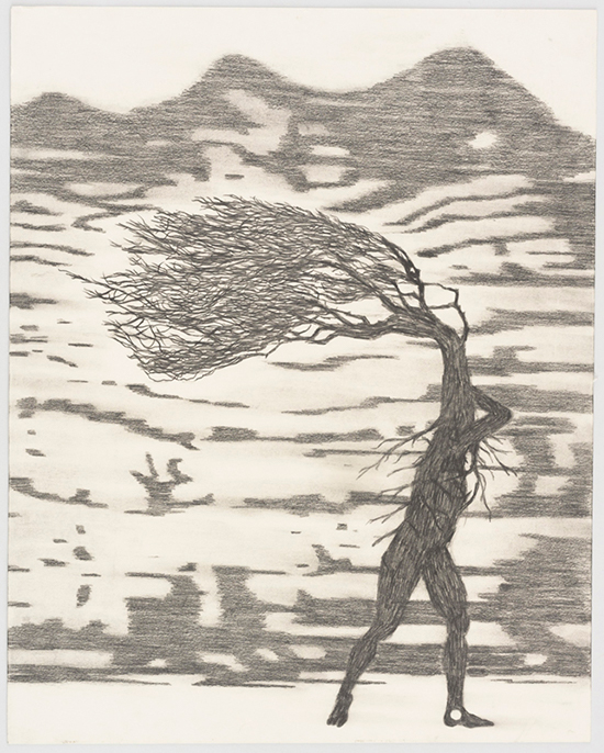 Simon Benson The Wind Formed _ West Bay, 2019 pencil on paper 50 x 40 cm Simon Benson The Wind Formed _ West Bay, 2019 pencil on paper 50 x 40 cm