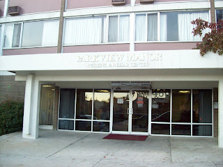 Exterior of Parkview Manor, a nursing home