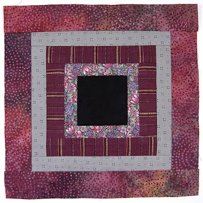God's Eye Quilt, block 2, by Robin Atkins