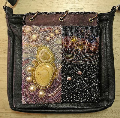 bead journal project, purse and one BJP piece by Morwyn D