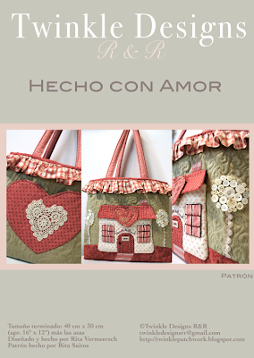 Hecho con Amor - Twinkle Designs R&R bolso Hecho con Amor - Twinkle Designs R&R